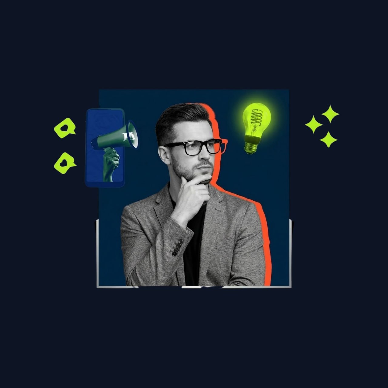 Business woman building brand